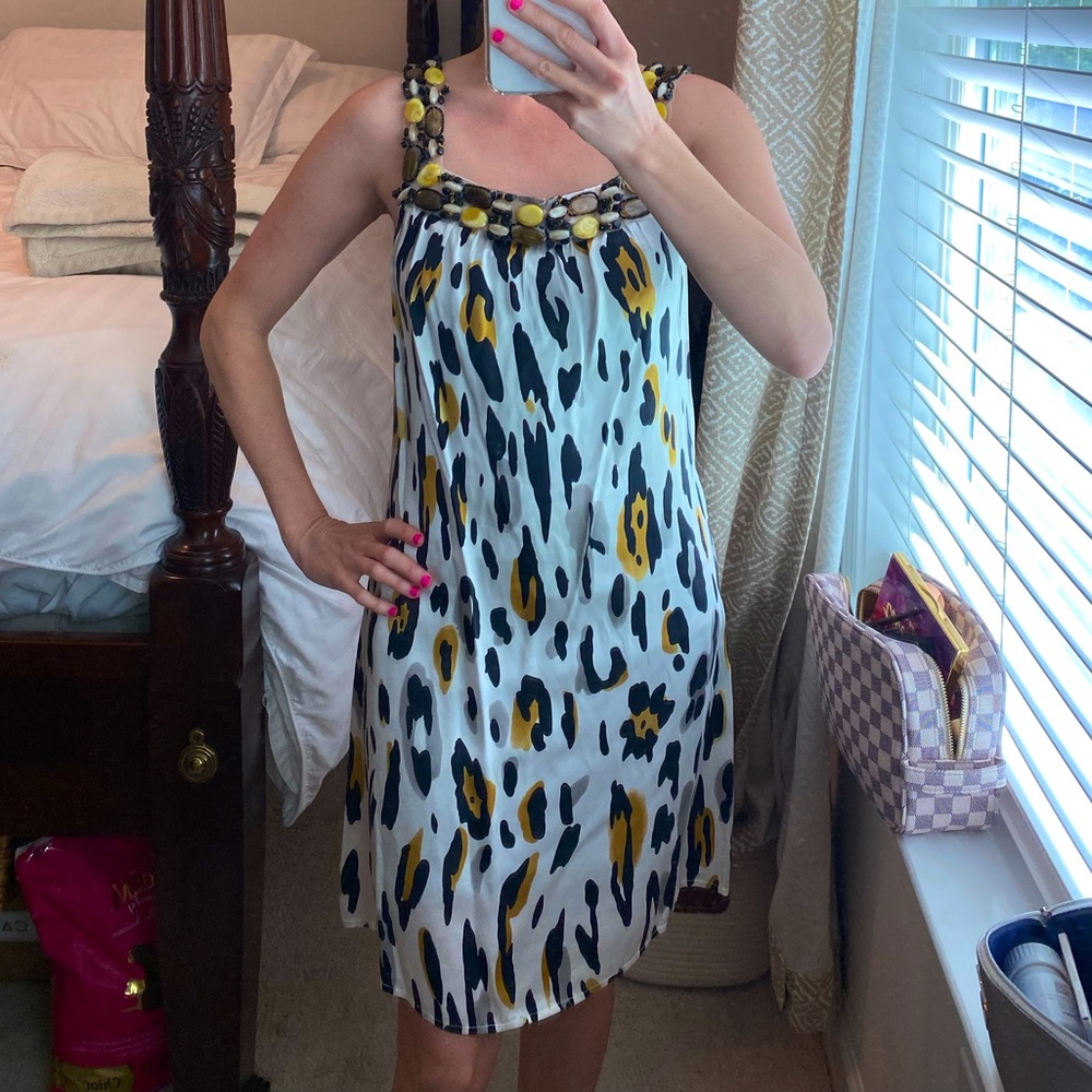 Bordeaux Los Angeles silk cocktail dress size XS